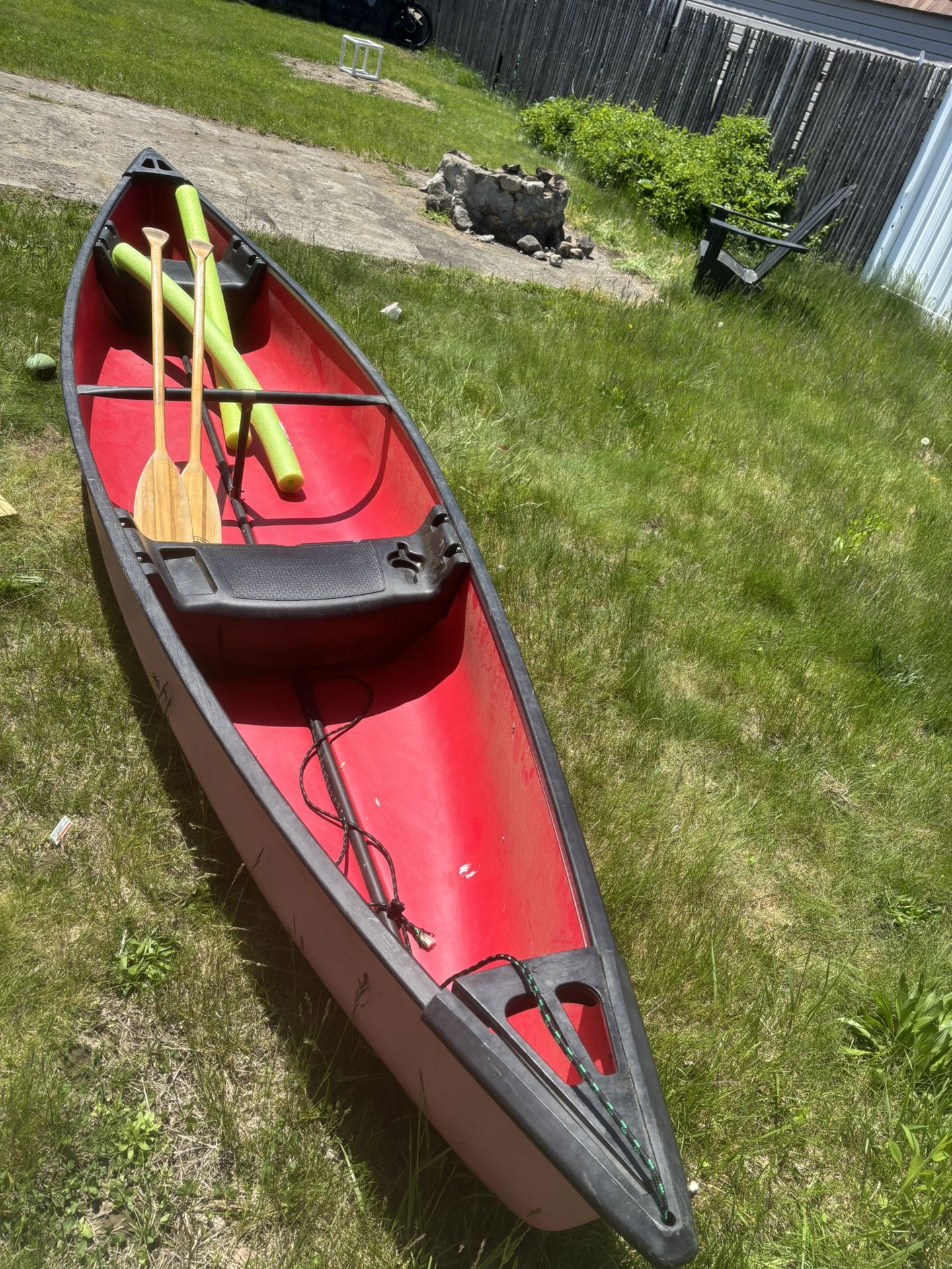 Canoe With Paddle