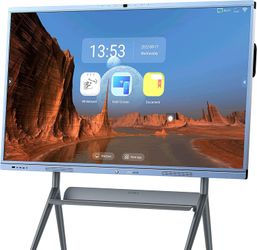 Smart Board Collaboration Hub, JYXOIHUB 65 Inch 4K Digital Electronic Whiteboard Built in Dual System and 20MP Camera