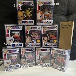 Bleach. Batman Beyond. Arcane. Katana, Autographed Funkos