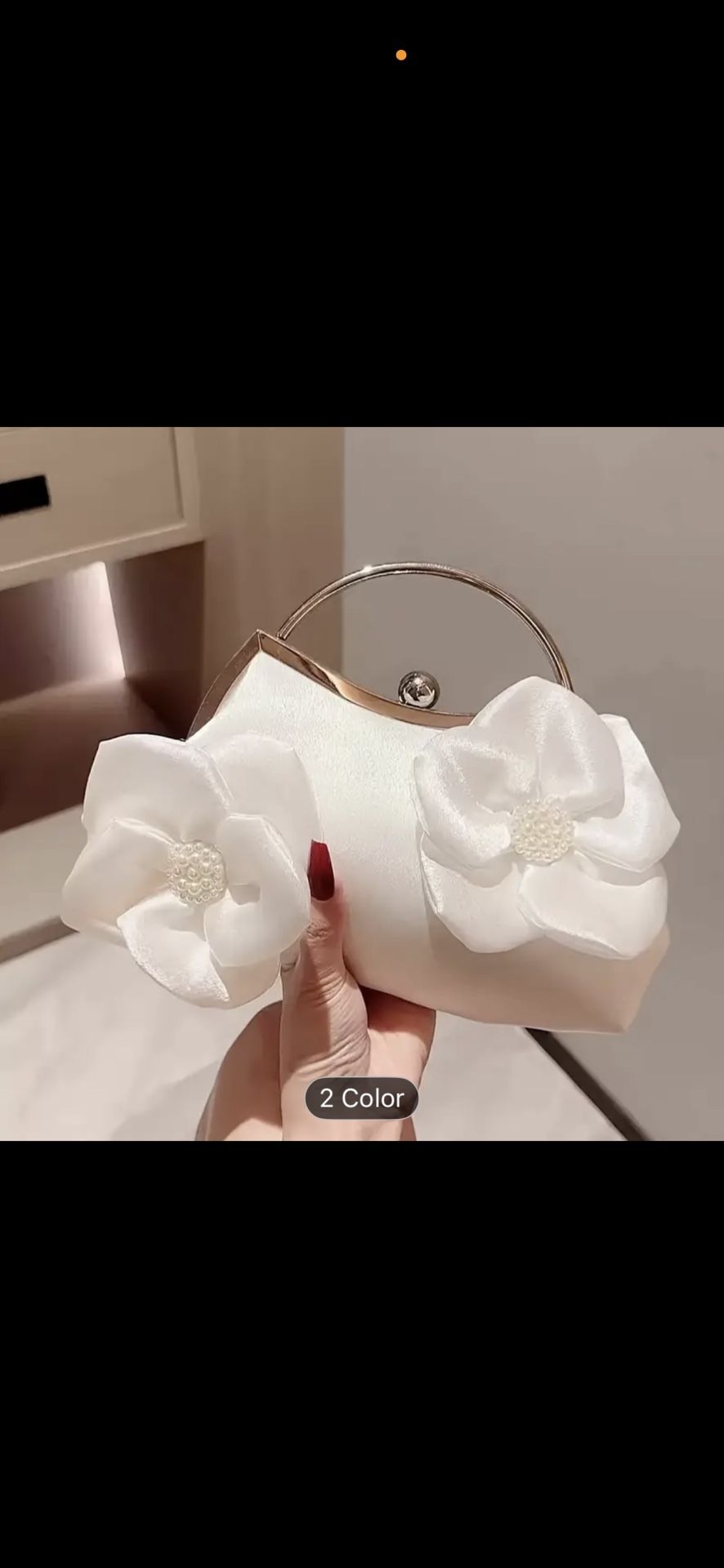 Chic Floral Clutch