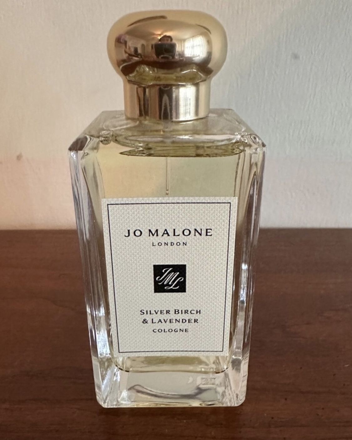 Jo Malone Silver Birch & Lavender Cologne, Large Size 3.4oz/100ml, NEW