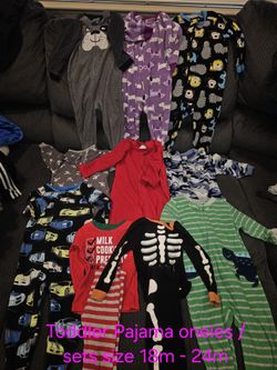 Baby / Toddler PJ sets and PJ Oneies size 18m - 24m