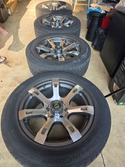 Outlaw 20 inch rims and tires for Tahoe