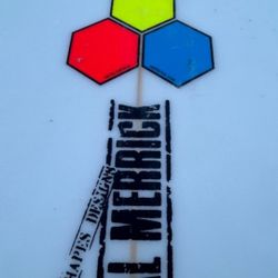 5ft 5in AL Merrick Neck Beard Surfboard