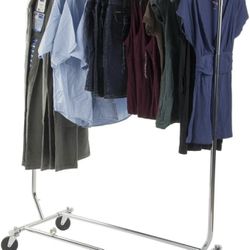 Sturdy and Adjustable Professional Rack Rolling Clothes 