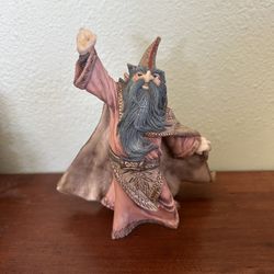 Vintage The World of Krystonia S. N’Chakk Wizard Figurine 1988