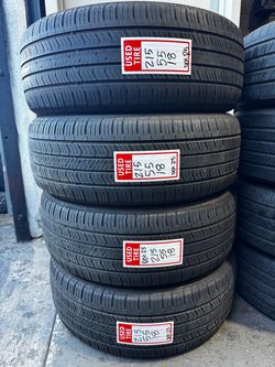 215/55/18 kumho tires USED