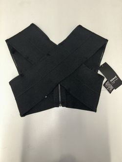 Crossover bandage top