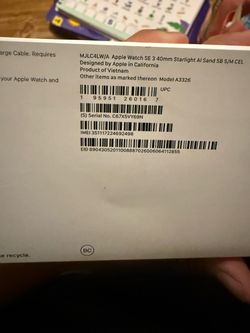 Apple Watch SE 3 40mm Starlight sand  Cellular