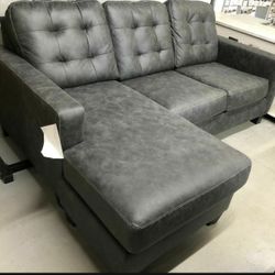 Venaldi Gunmetal Sofa Chaise /couch 599