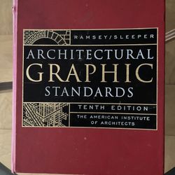 Architectural Graphic Standards, Tenth Edition