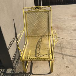 Iron Out Door Chairs Vintage