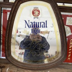 Vintage Natural Light Mirror