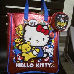 Hello Kitty Tote Bag With Wallet