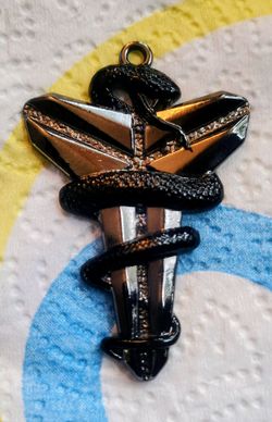Black Mamba pendant for necklace