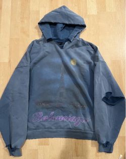 Balenciaga Paris smoked hoodie