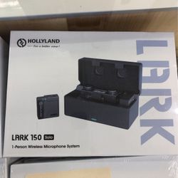 Hollyland LARK 150 Solo Wireless Microphone System (2.4 GHz, Black)