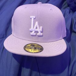 Gray LA Dodgers Fitted 