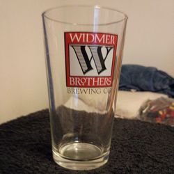 Vintage Widmer Brothers beer glass