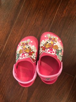 Paw patrol skye crocs sandals size 9