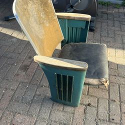 Antique Theater Chair