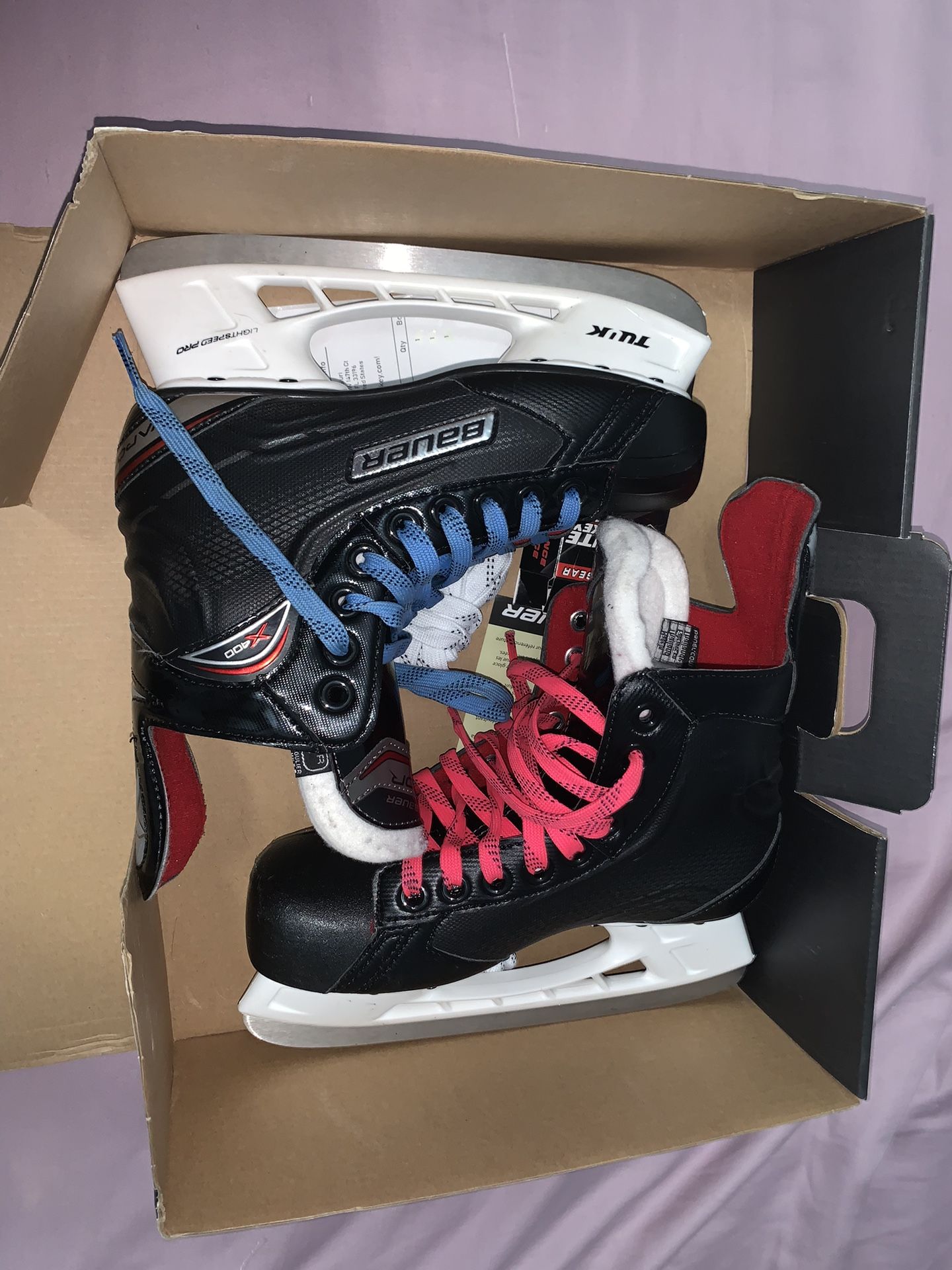 BAUER VAPOR X400 ICE HOCKEY SKATES - 2017 - JUNIOR