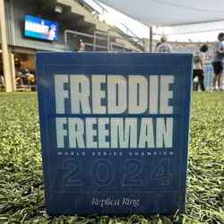 Dodgers Freddie Freeman World Series Ring