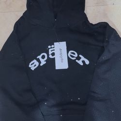 Spider rhinestone hoodie