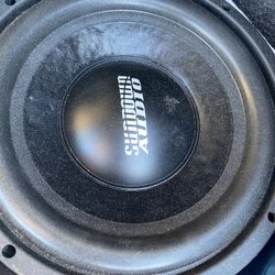 10” Sub Boffer And Small Amplifier 