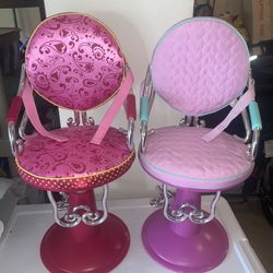 Two DOLL Chairs 