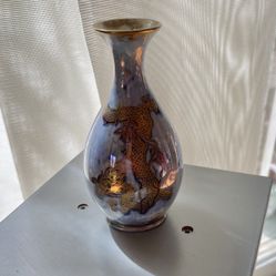 Antique dragon luster, Wedgewood vase