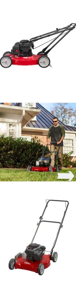 NEW 125cc Gas Push Lawnmower 20 in. Walk Behind Lawn Mower Briggs & Stratton Powered *↓READ↓*