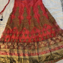Beautiful Indian Lengha (skirt And Top) 