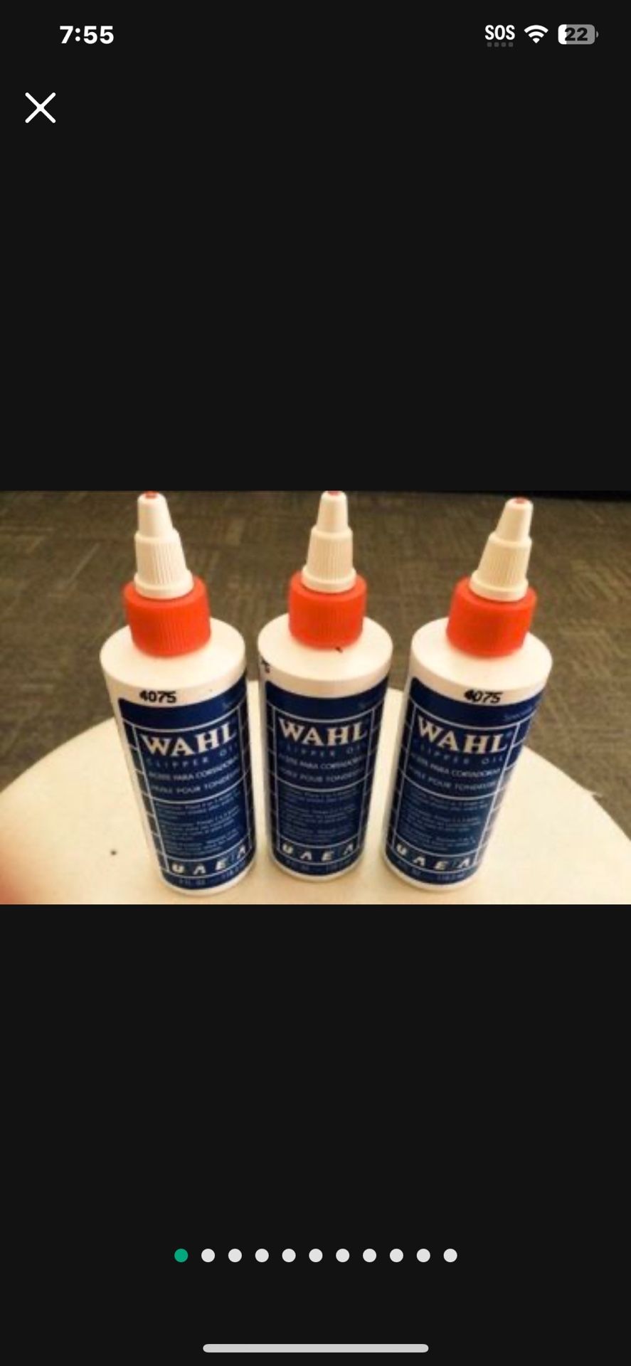 6 Nick And 5 Wahl Oil For Trimmers And Clippers