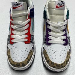 Nike WMNS Dunk Low Patchwork DN3866-100 Women's US 7
