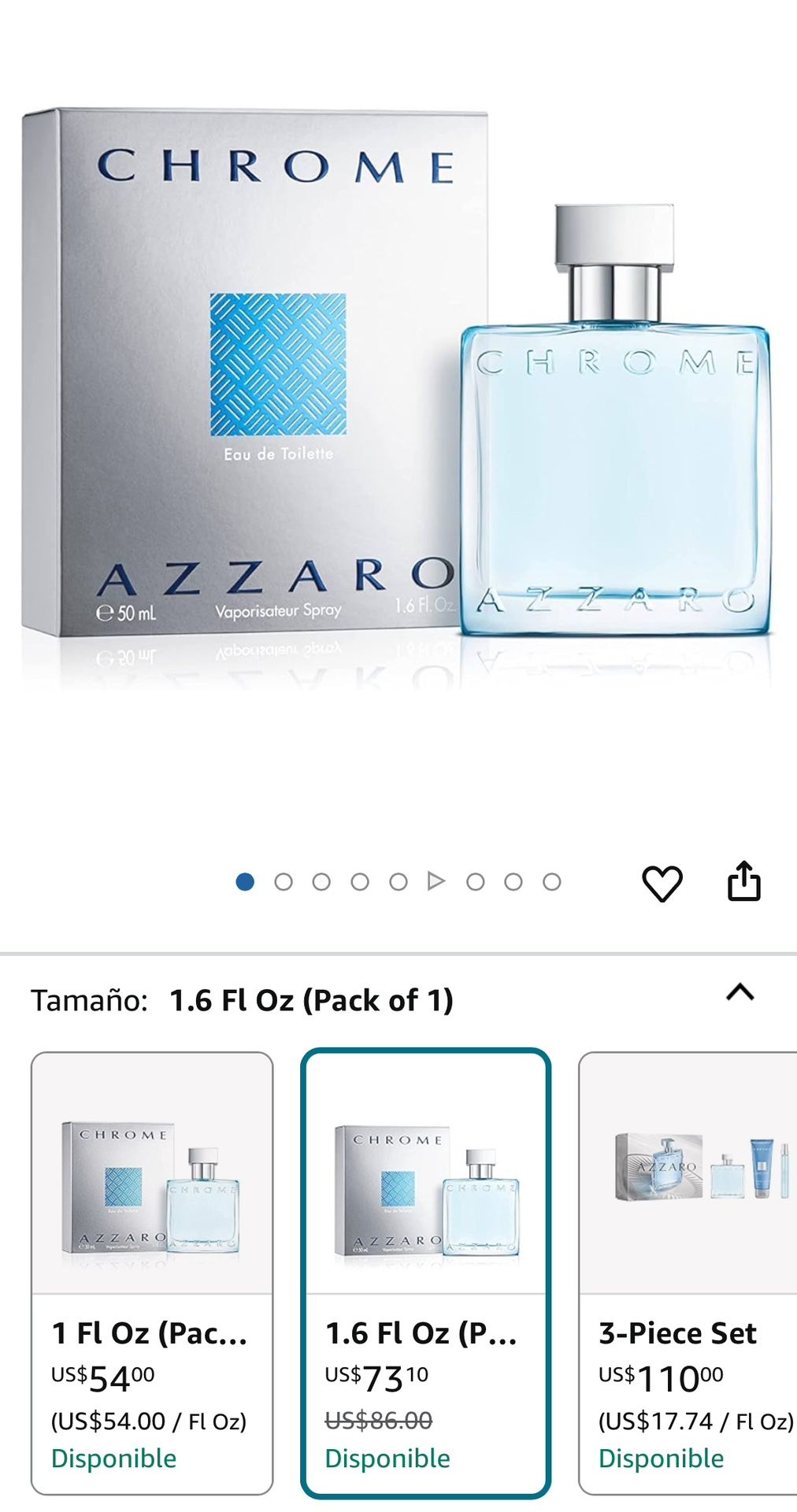 CHROME AZZARO PERFUME