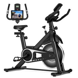 Exercise Bike Indoor Cycling Bike for Home Cardio Gym Workouts Stationary Bikes for Home with 245 lbs Weight Capacity