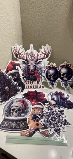 Gothic Christmas Sticker Set
