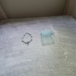 Custom Birthstone Bracelet for Kids, Initial Bracelets for Girls, Sterling Silver Personalized gifts for women, Crystal jewelry, Baby, Newborn, infant