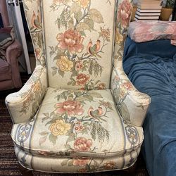 2 Matching Wing Back Chairs