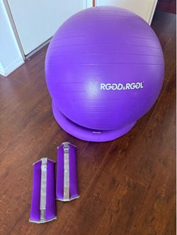 RGGD&RGGL Yoga Ball + 2 ankle wrist weights