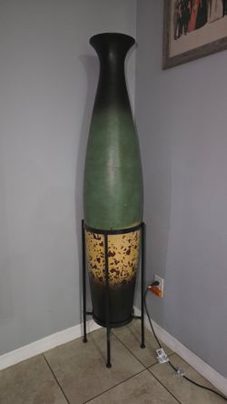 Tall Decorative Floor Vase With Stand