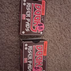 Skateboard riser pads $8 each