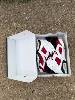 JORDAN 6 CARMINE SZ 12 OG BOX/LIGHTLY WORN
