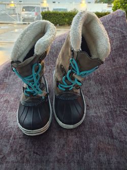 Kids Winter Snow Boots with Sherpa Lining