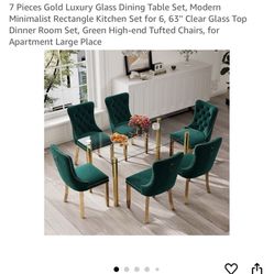 Ding Table Set With 6 Chairs Brand New 