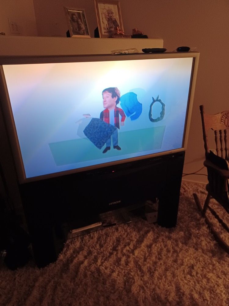 Hitachi television receiver.