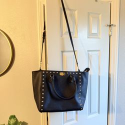 Michael Kors Gold Studded Shoulder Bag