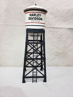Dept 56 Harley-Davidson Water Tower - Excellent Condition