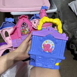 little people cinderella house 